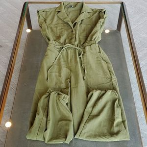 FashionNova linen jumpsuit